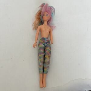 Hasbro Jem and the Holograms Danse Doll 1987 Vintage 12". Missing Hand